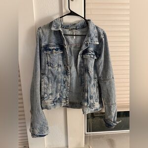 Free people Denim Blue Women's Jacket